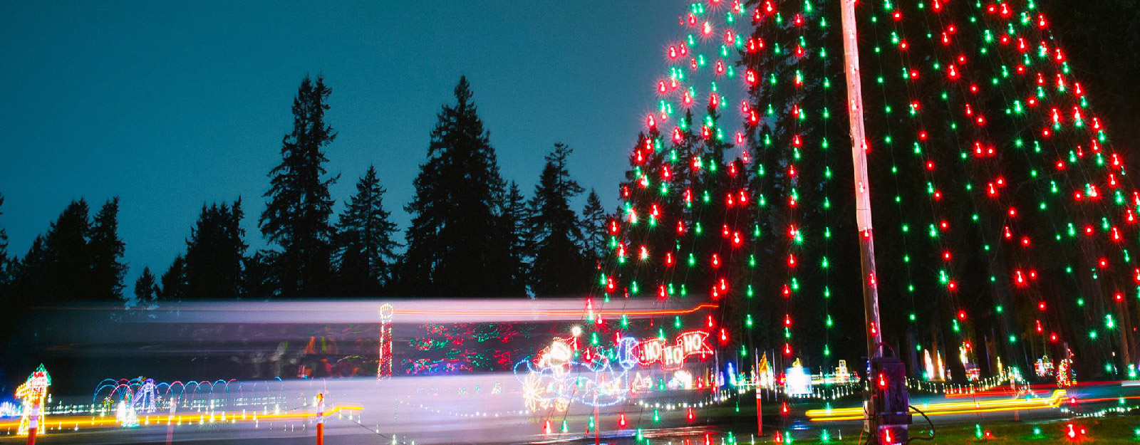 Holiday light display for Fantasy Lights