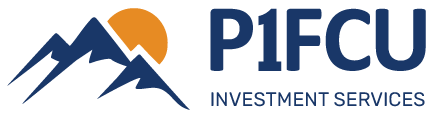 p1fcu logo with investment services below it
