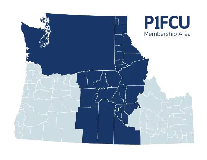 P1FCU Membership Area map